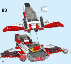 LEGO 76049 instructions page 106 – build guide