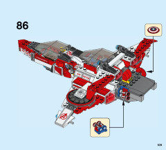 LEGO 76049 instructions page 109 – build guide