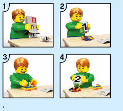 LEGO 76049 instructions page 2 – build guide
