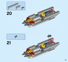 LEGO 76049 instructions page 45 – build guide