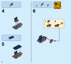 LEGO 76049 instructions page 6 – build guide