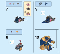 LEGO 76049 instructions page 7 – build guide