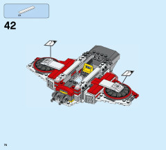 LEGO 76049 instructions page 74 – build guide