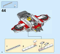 LEGO 76049 instructions page 76 – build guide