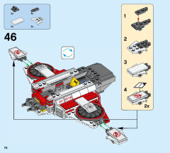 LEGO 76049 instructions page 78 – build guide