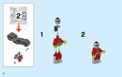 LEGO 76053 instructions page 2 – build guide