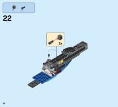 LEGO 76054 instructions page 24 – build guide