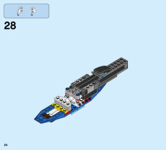 LEGO 76054 instructions page 28 – build guide