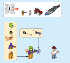LEGO 76054 instructions page 3 – build guide