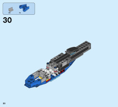 LEGO 76054 instructions page 30 – build guide
