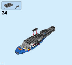 LEGO 76054 instructions page 34 – build guide
