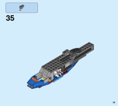 LEGO 76054 instructions page 35 – build guide