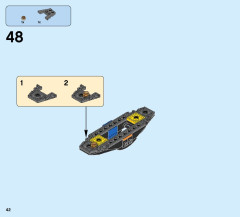 LEGO 76054 instructions page 42 – build guide