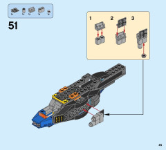 LEGO 76054 instructions page 45 – build guide