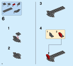 LEGO 76054 instructions page 6 – build guide