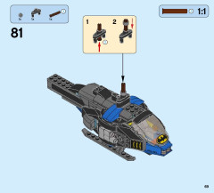 LEGO 76054 instructions page 69 – build guide
