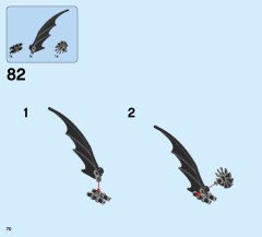 LEGO 76054 instructions page 70 – build guide