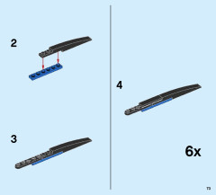 LEGO 76054 instructions page 73 – build guide