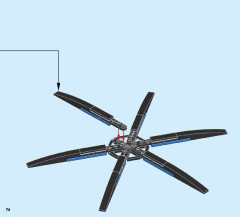 LEGO 76054 instructions page 74 – build guide