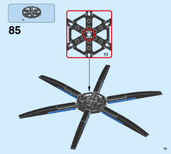 LEGO 76054 instructions page 75 – build guide
