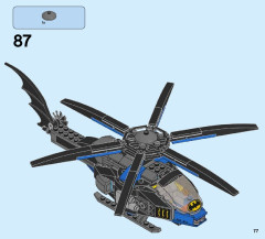 LEGO 76054 instructions page 77 – build guide