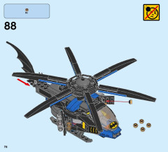 LEGO 76054 instructions page 78 – build guide