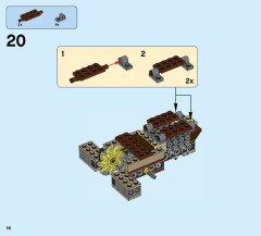 LEGO 76054 instructions page 16 – build guide