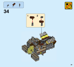 LEGO 76054 instructions page 29 – build guide