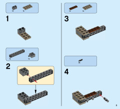 LEGO 76054 instructions page 3 – build guide
