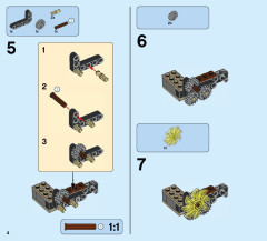 LEGO 76054 instructions page 4 – build guide