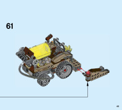 LEGO 76054 instructions page 43 – build guide