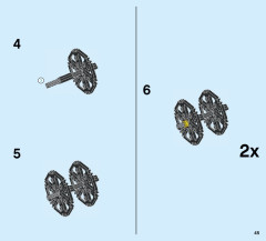 LEGO 76054 instructions page 45 – build guide