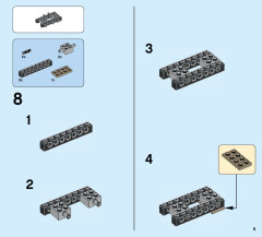 LEGO 76054 instructions page 5 – build guide
