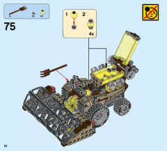 LEGO 76054 instructions page 52 – build guide
