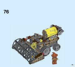 LEGO 76054 instructions page 53 – build guide
