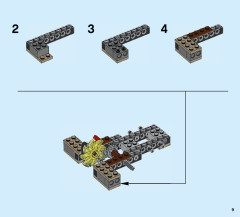 LEGO 76054 instructions page 9 – build guide