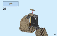 LEGO 76056 instructions page 23 – build guide