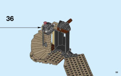 LEGO 76056 instructions page 33 – build guide