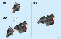 LEGO 76058 instructions page 45 – build guide
