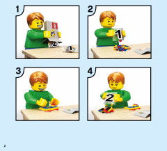 LEGO 76059 instructions page 2 – build guide