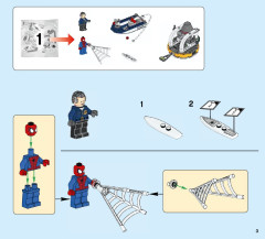 LEGO 76059 instructions page 3 – build guide