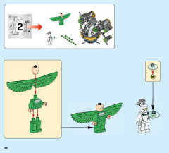LEGO 76059 instructions page 36 – build guide