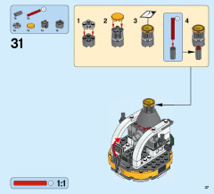 LEGO 76059 instructions page 37 – build guide
