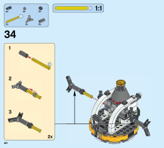 LEGO 76059 instructions page 40 – build guide