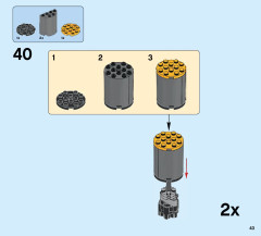 LEGO 76059 instructions page 43 – build guide
