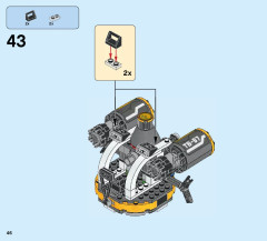 LEGO 76059 instructions page 46 – build guide