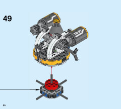 LEGO 76059 instructions page 50 – build guide