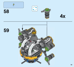 LEGO 76059 instructions page 53 – build guide