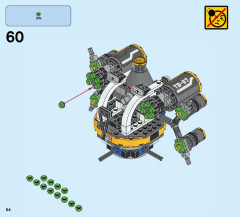 LEGO 76059 instructions page 54 – build guide
