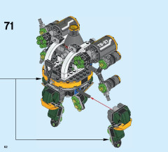 LEGO 76059 instructions page 62 – build guide